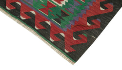 Collection of 2' 11'' x 4' - Anatolian Hand-Woven Kilim Rug in a gallery layout