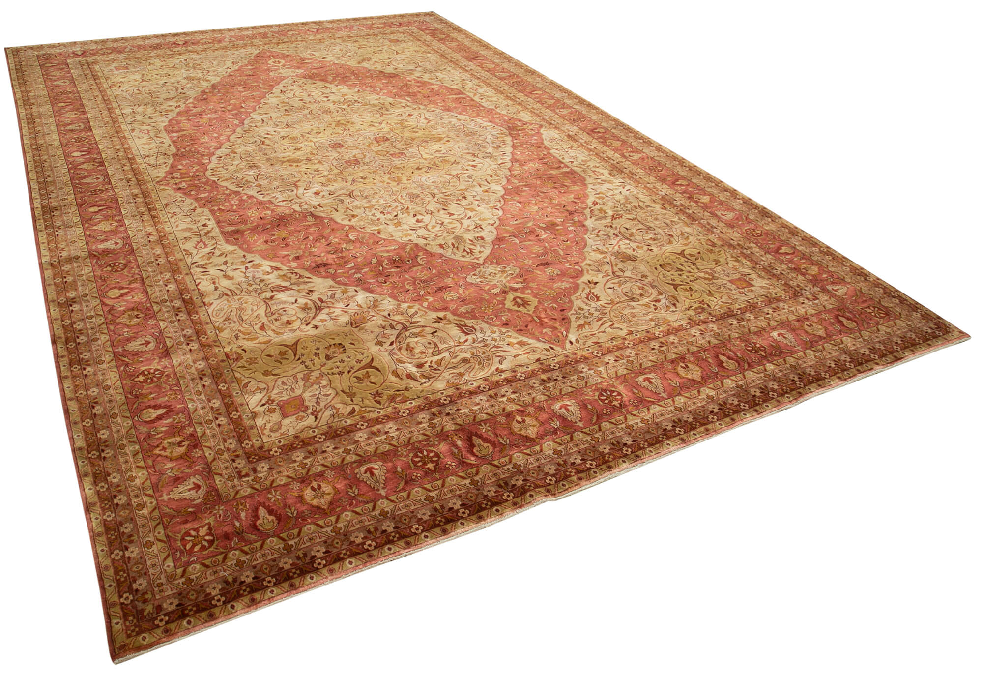 Collection of 11' 6'' x 17' 5'' Hand-Knotted Oriental Rug in a gallery layout