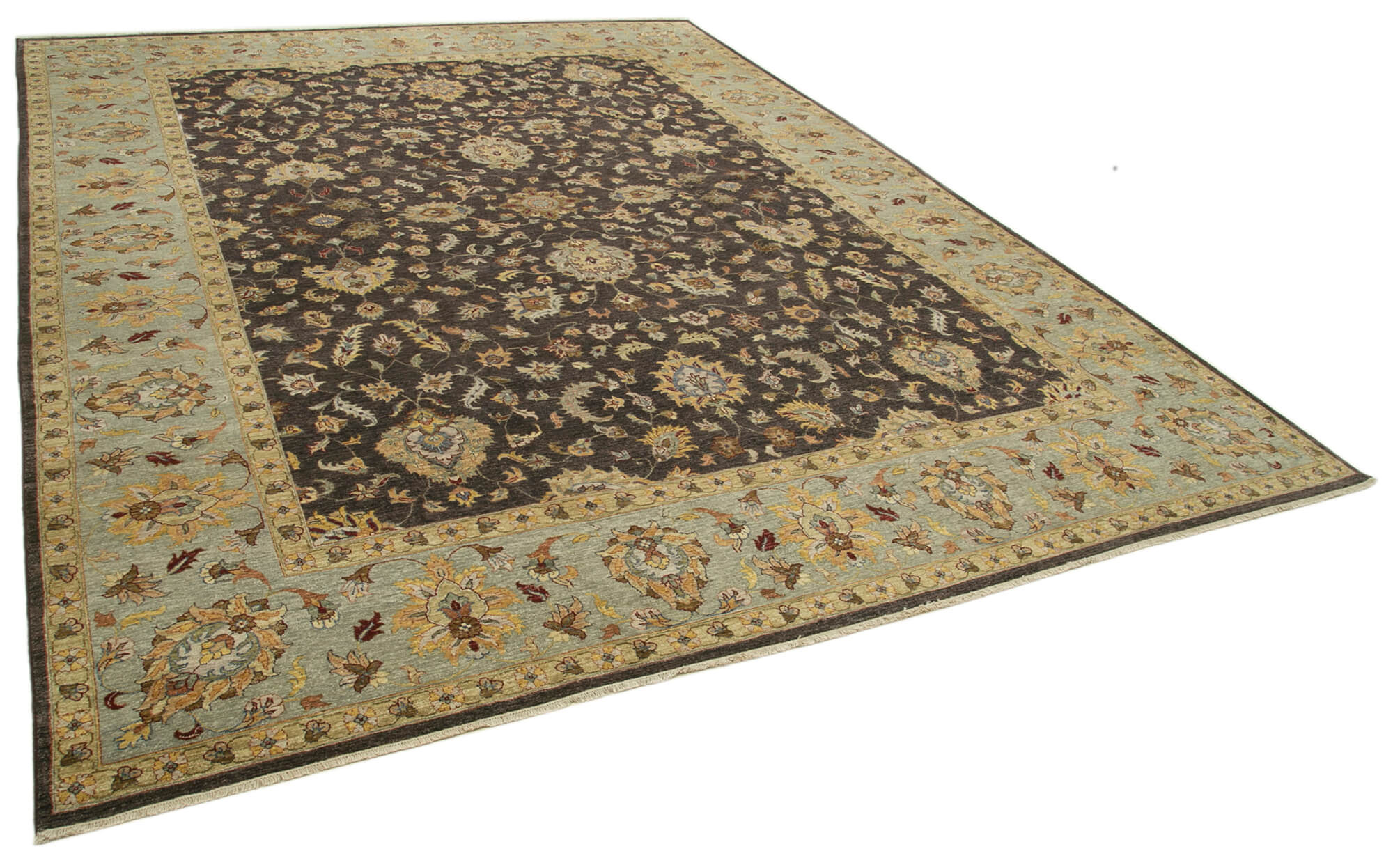 Collection of 12' x 15' 3'' Hand-Knotted Oriental Rug in a gallery layout