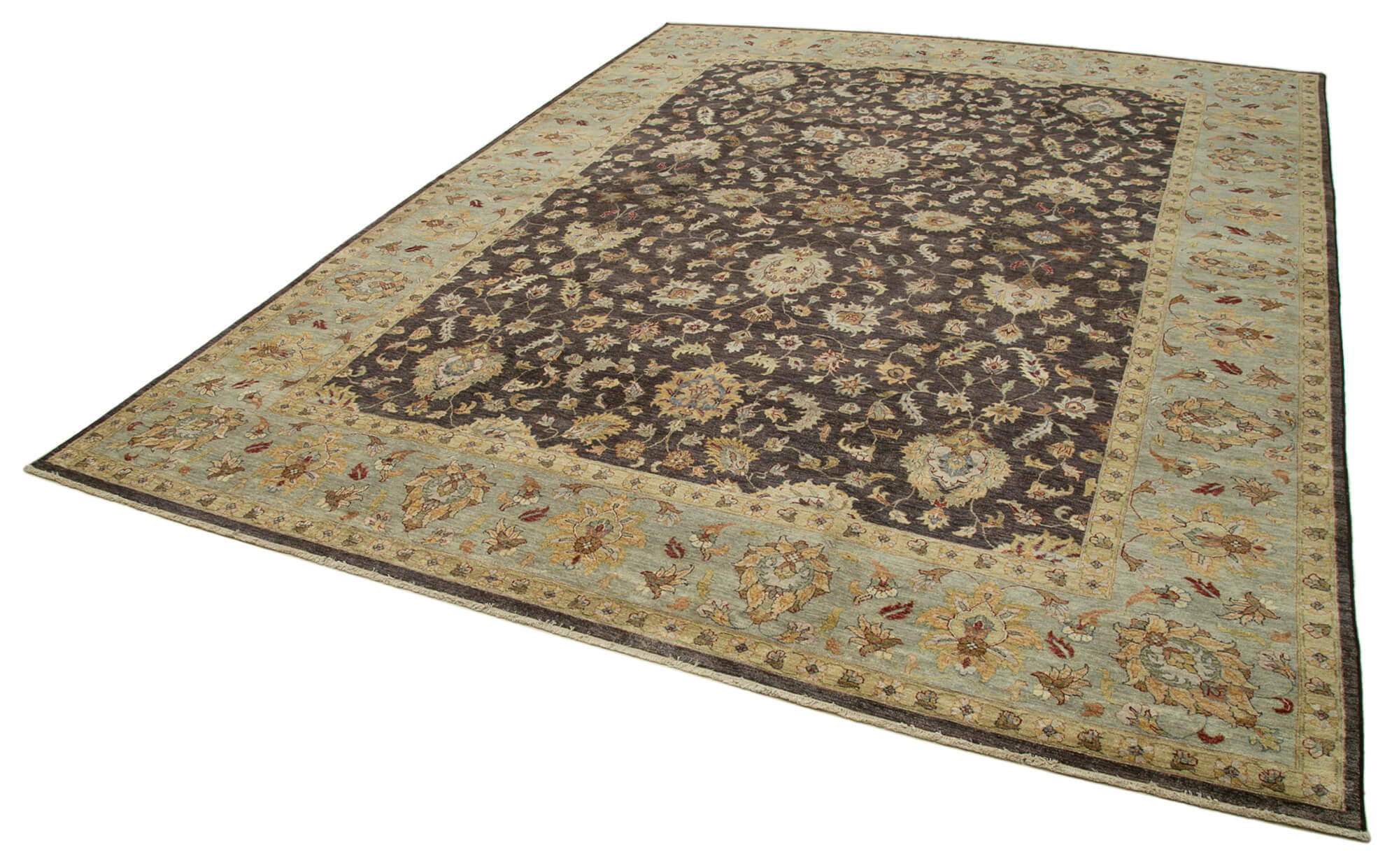 Collection of 12' x 15' 3'' Hand-Knotted Oriental Rug in a gallery layout