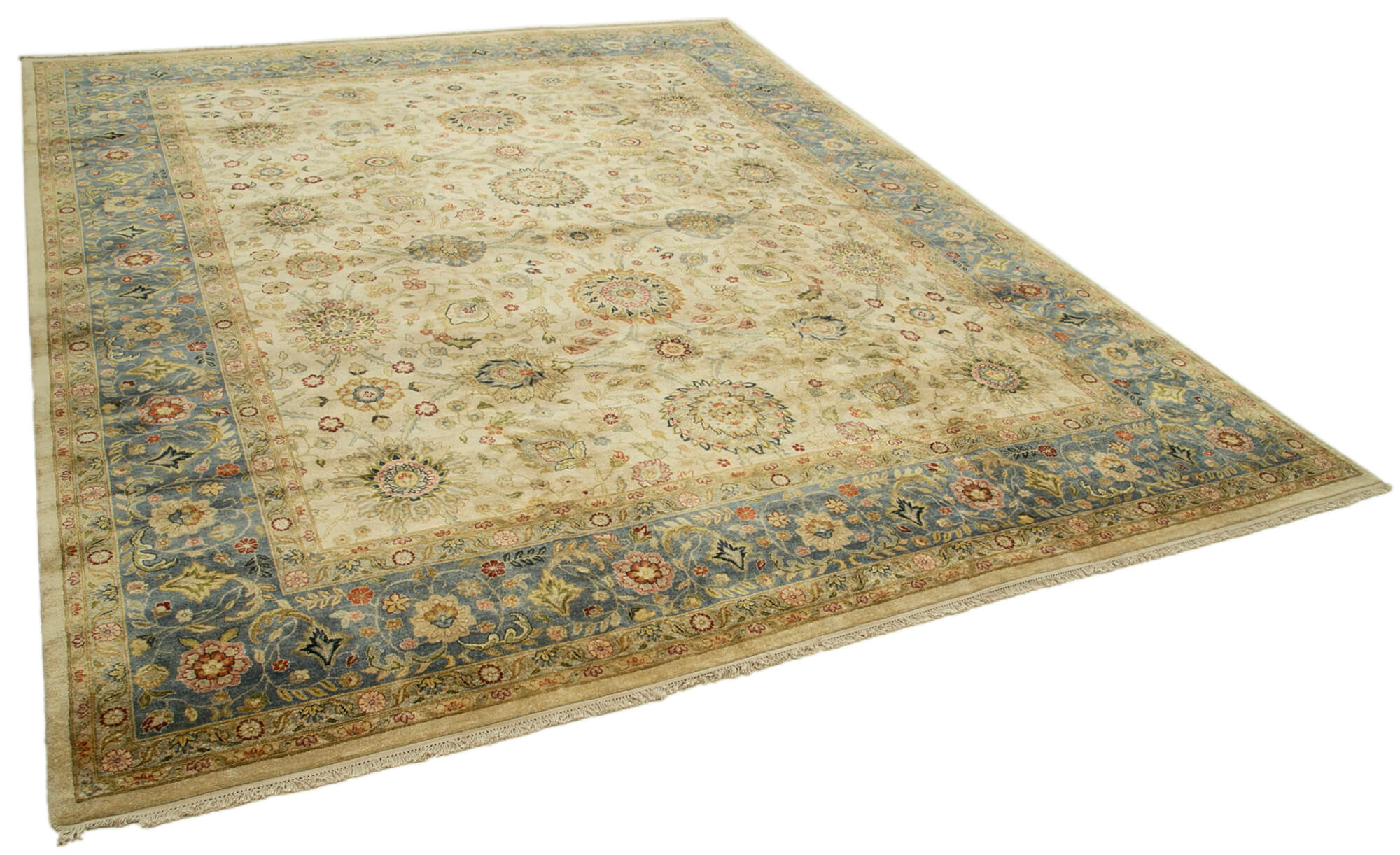 Collection of 12' x 14' 8'' Hand-Knotted Oriental Rug in a gallery layout