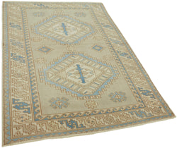 Collection of 4' 10'' x 6' 7'' Hand-Knotted Anatolian Rug in a gallery layout