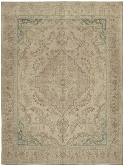 Collection of 9' 10'' x 12' 10'' Vintage Hand-Knotted Persian Rug in a gallery layout