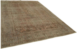 Collection of 7' 10'' x 11' 1'' Vintage Hand-Knotted Persian Rug in a gallery layout