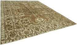 Collection of 9' 11'' x 12' 7'' Vintage Hand-Knotted Rug in a gallery layout