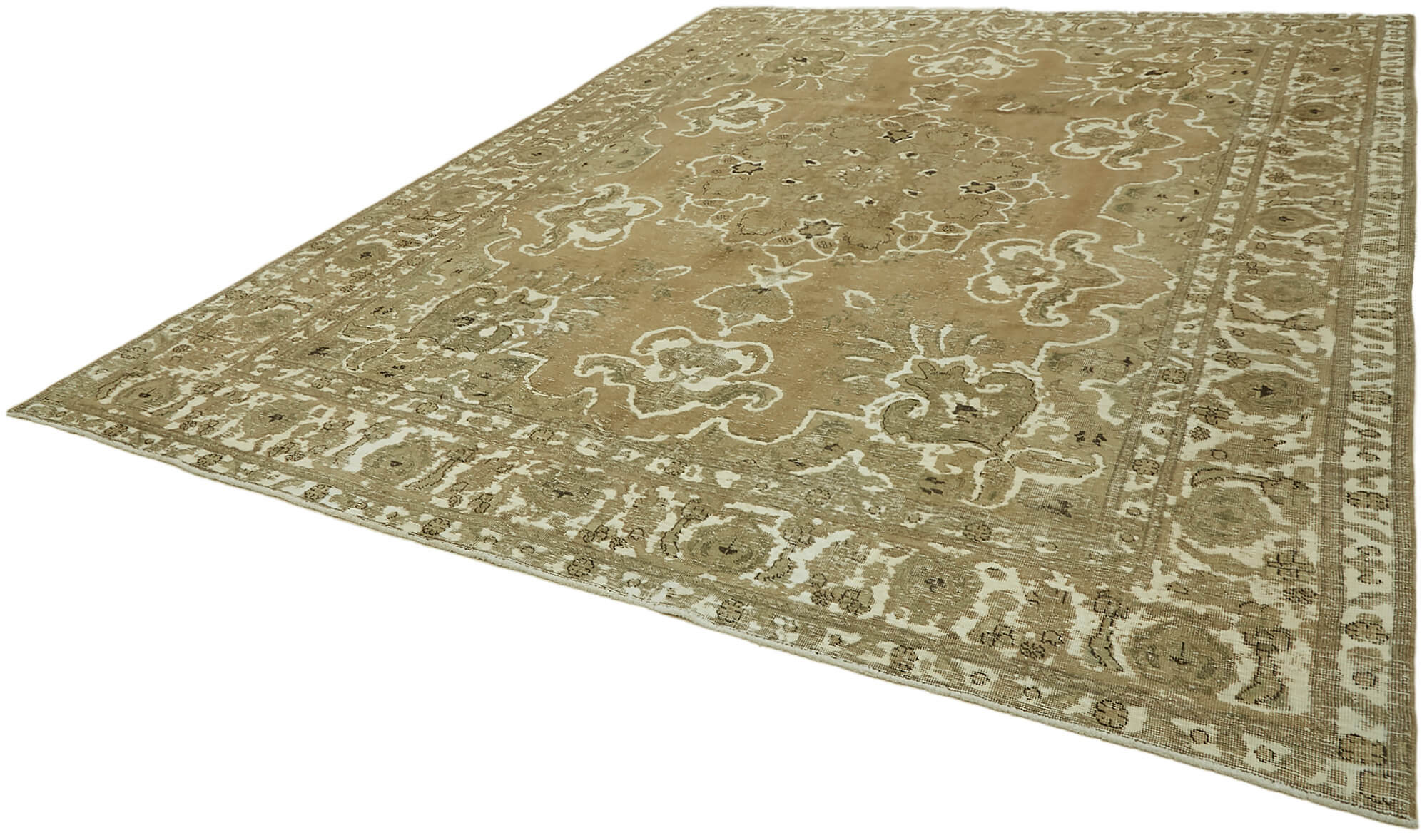 Collection of 9' 11'' x 12' 7'' Vintage Hand-Knotted Rug in a gallery layout