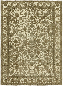 Collection of 9' 9'' x 13' 1'' Vintage Hand-Knotted Rug in a gallery layout