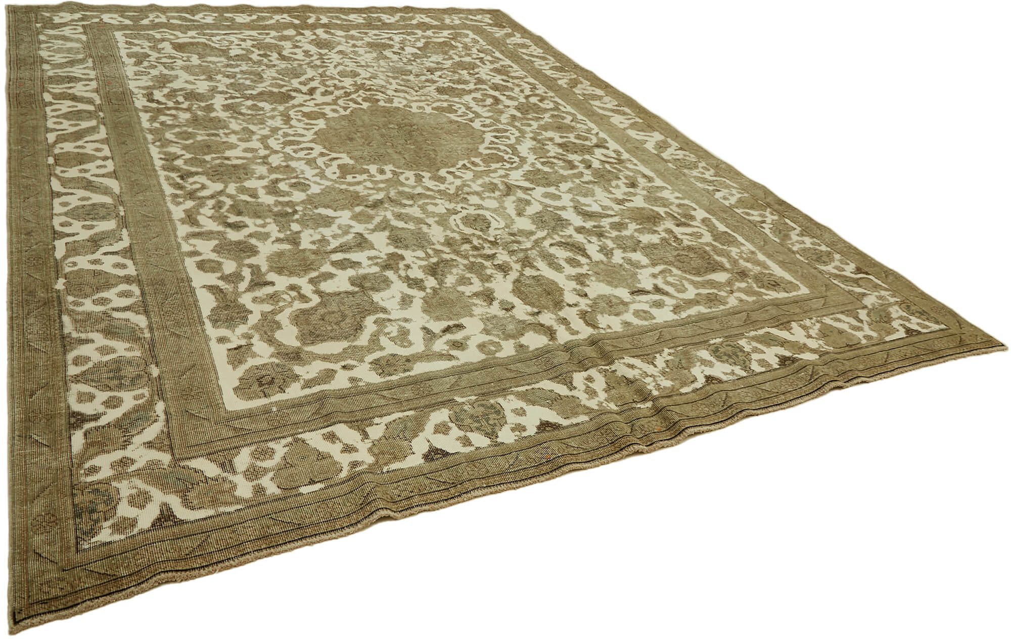 Collection of 9' 10'' x 13' Vintage Hand-Knotted Rug in a gallery layout