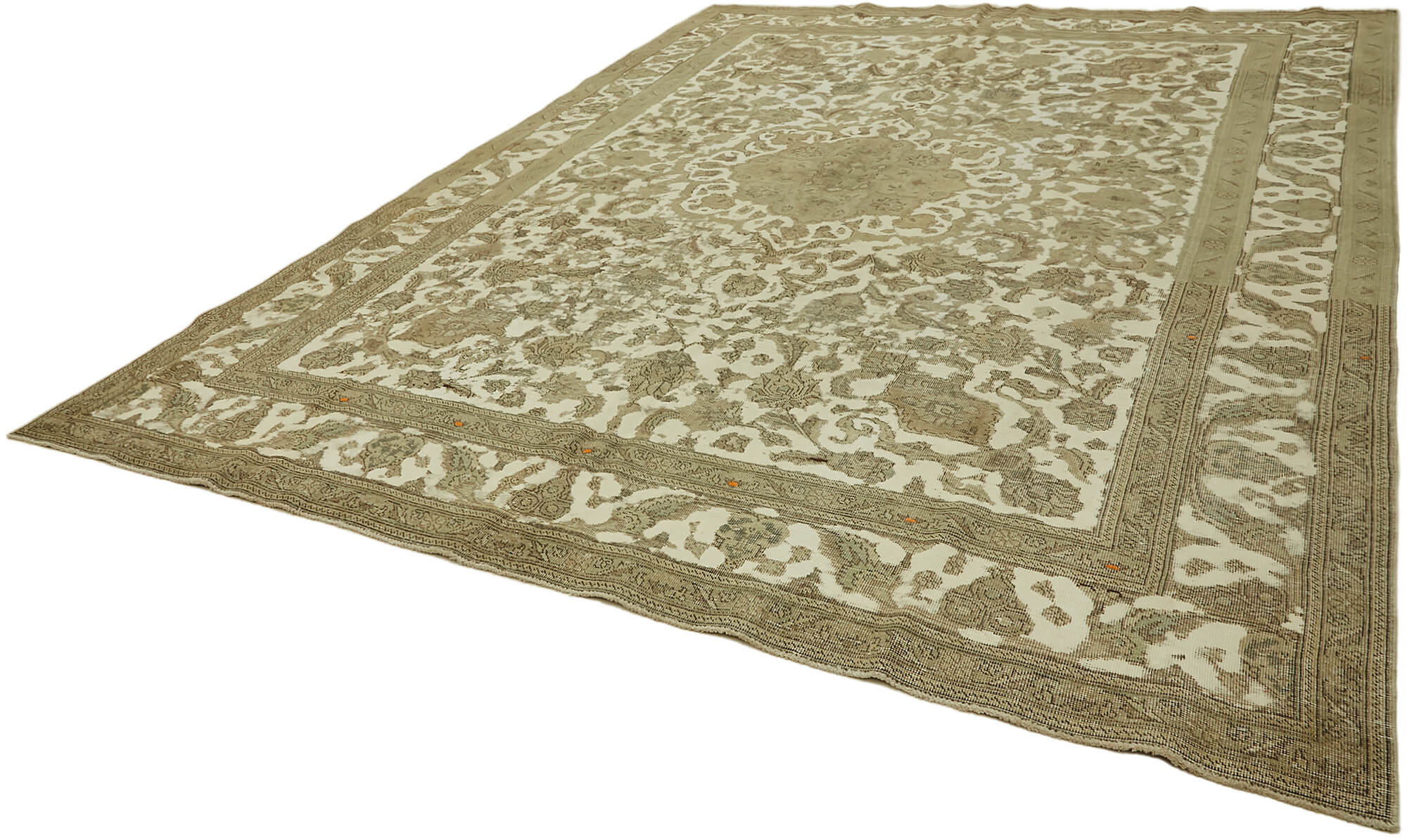 Collection of 9' 10'' x 13' Vintage Hand-Knotted Rug in a gallery layout