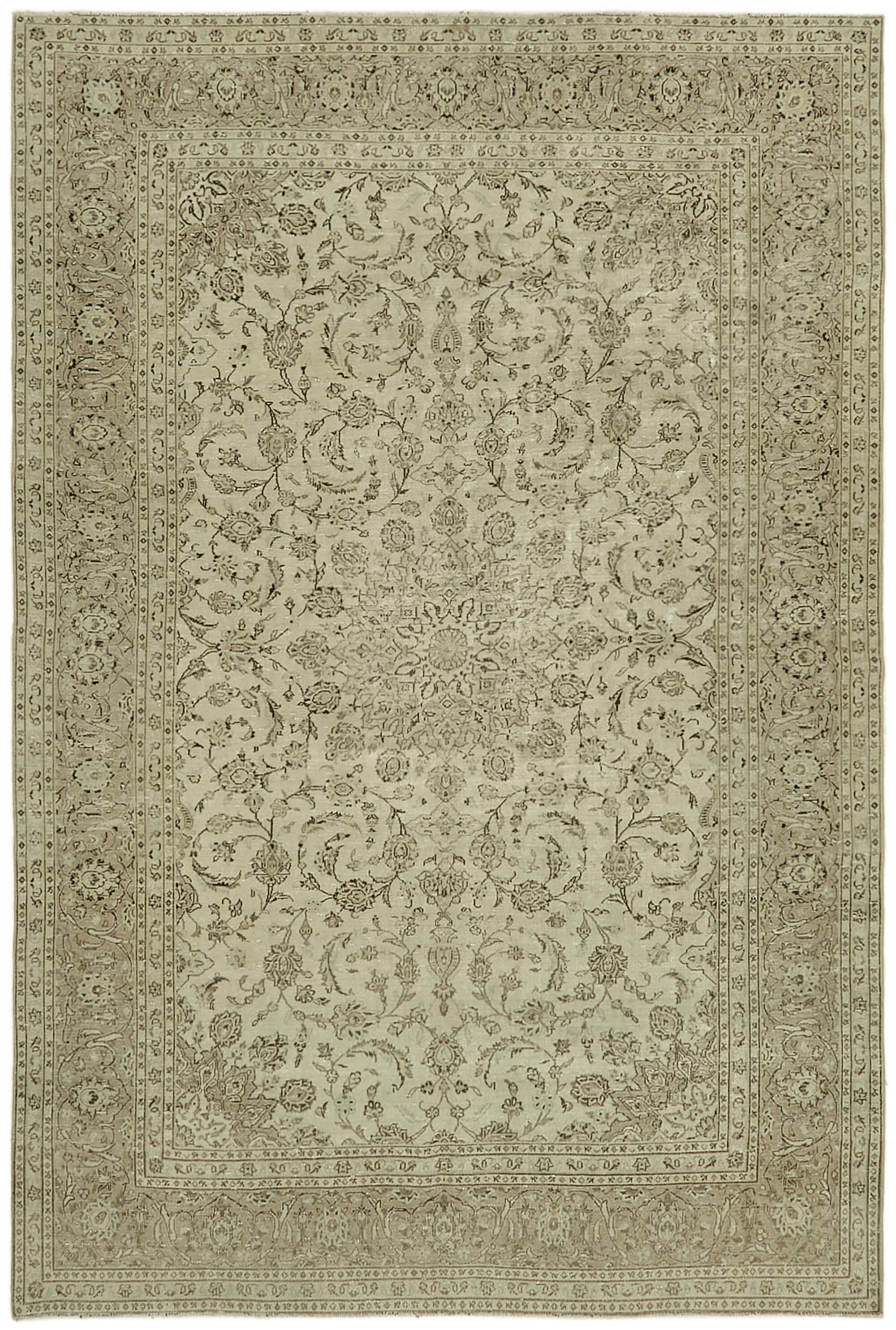 Collection of 8' 1'' x 11' 7'' Vintage Hand-Knotted Rug in a gallery layout