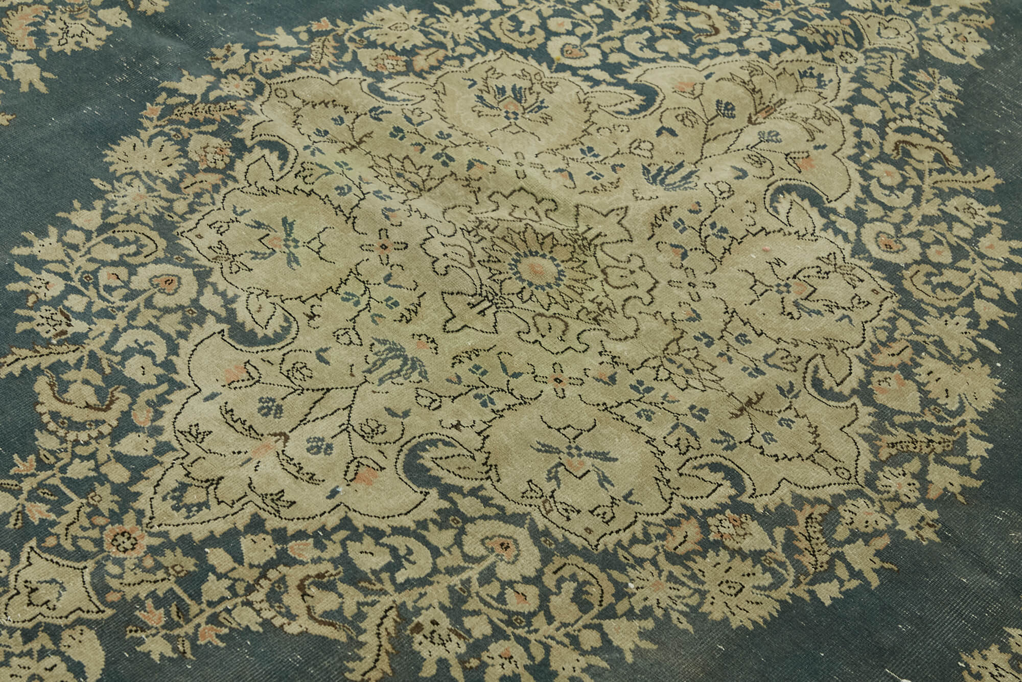 Collection of 6' 8'' x 9' 2'' Vintage Hand-Knotted Rug in a gallery layout