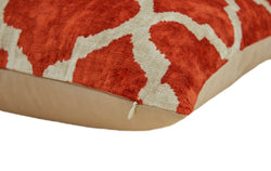 Collection of Red Color Silk Cushion Cover in a gallery layout