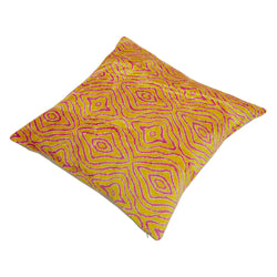 Collection of Yellow Color Living Room Pillow Cover in a gallery layout