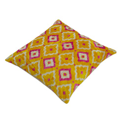 Collection of Yellow Color Decorative Square Pillow Cover in a gallery layout