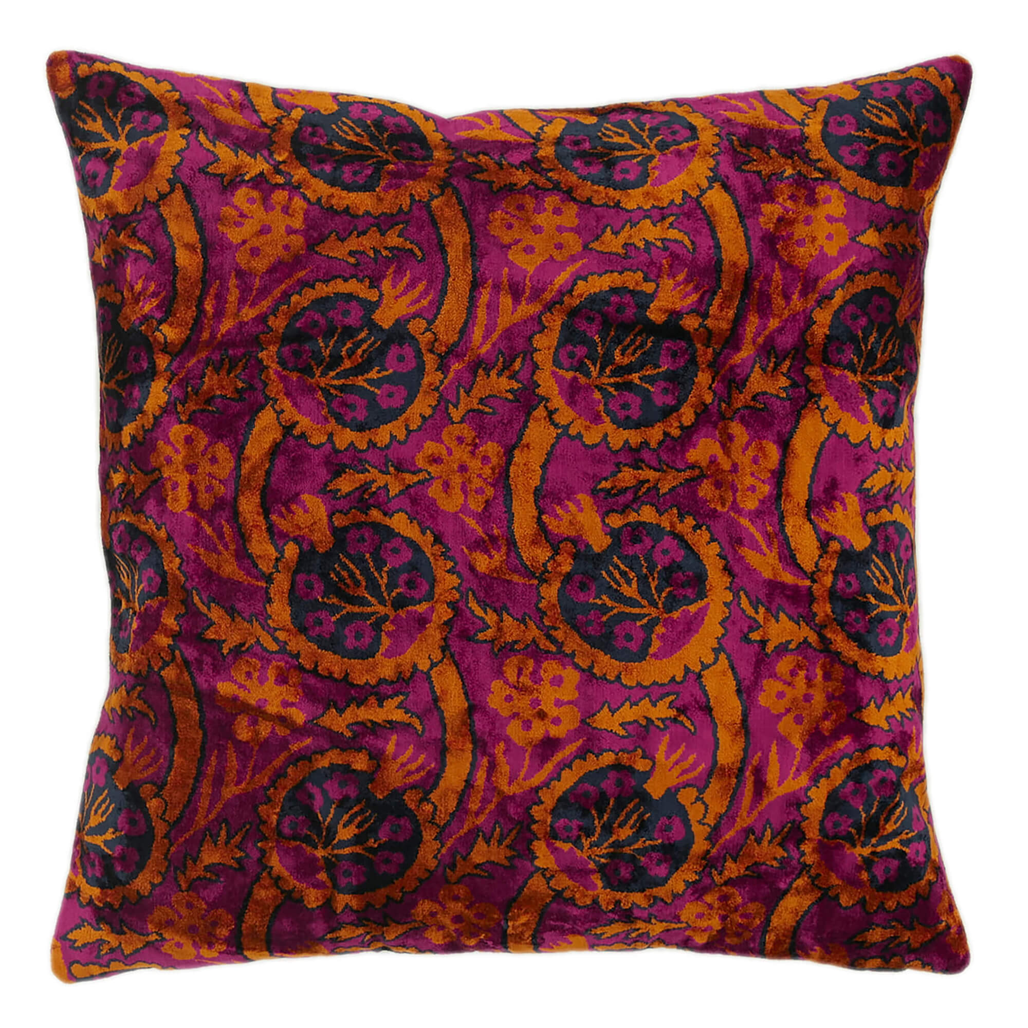 Collection of Orange Color Modern Cushion Cover in a gallery layout