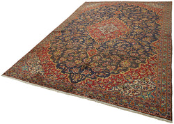 Collection of 6' 11'' x 10' 7'' Hand-Knotted Large Area Rug in a gallery layout