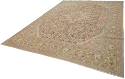 Collection of 9' 4'' x 12' 11'' Handmade Large Area Rug in a gallery layout