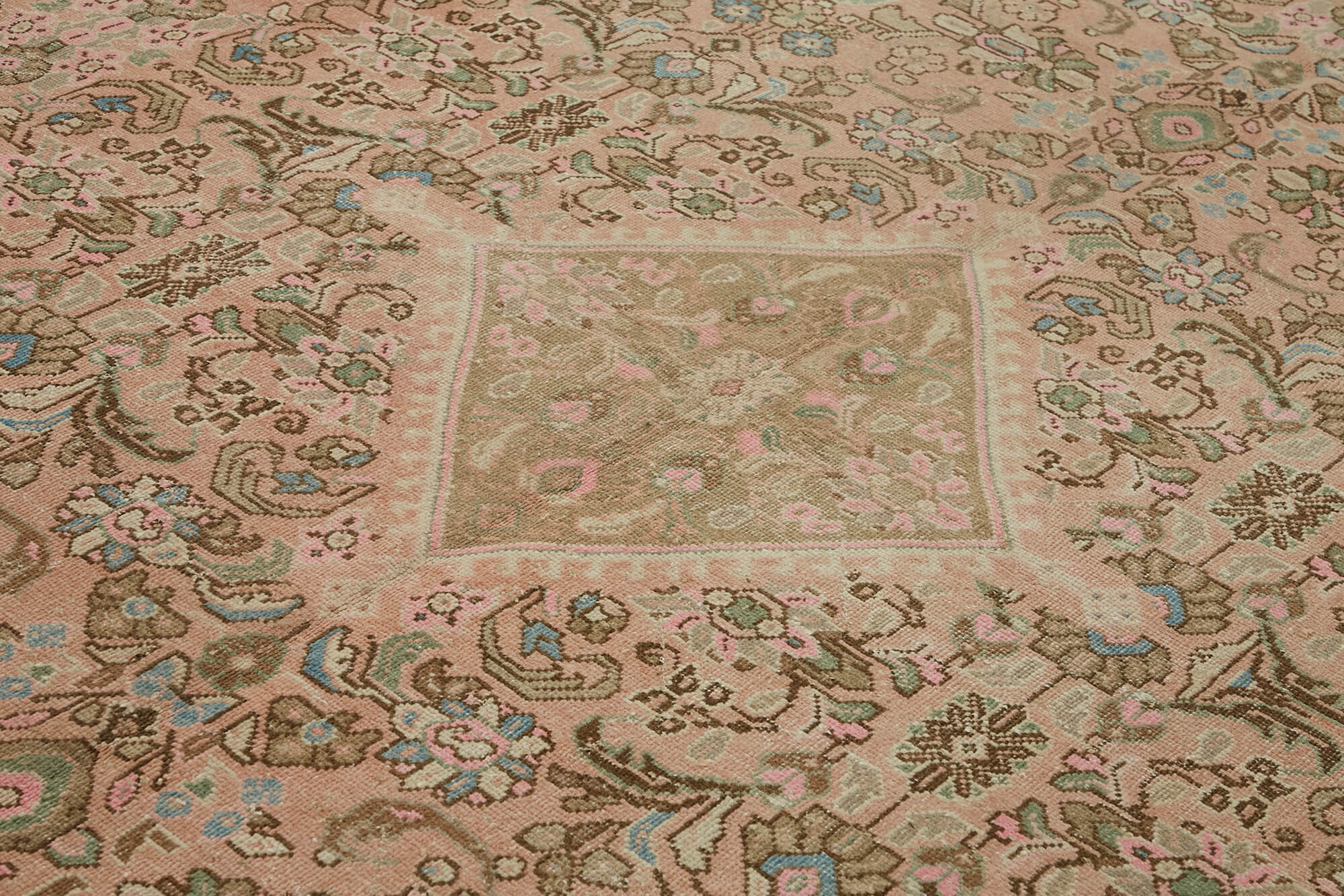 Collection of 9' 4'' x 12' 11'' Handmade Large Area Rug in a gallery layout