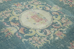 Collection of 9' 1'' x 9' 11'' Handmade Large Area Rug in a gallery layout