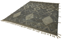 Collection of 9' 3'' x 12' 2'' Handmade Moroccan Rug in a gallery layout