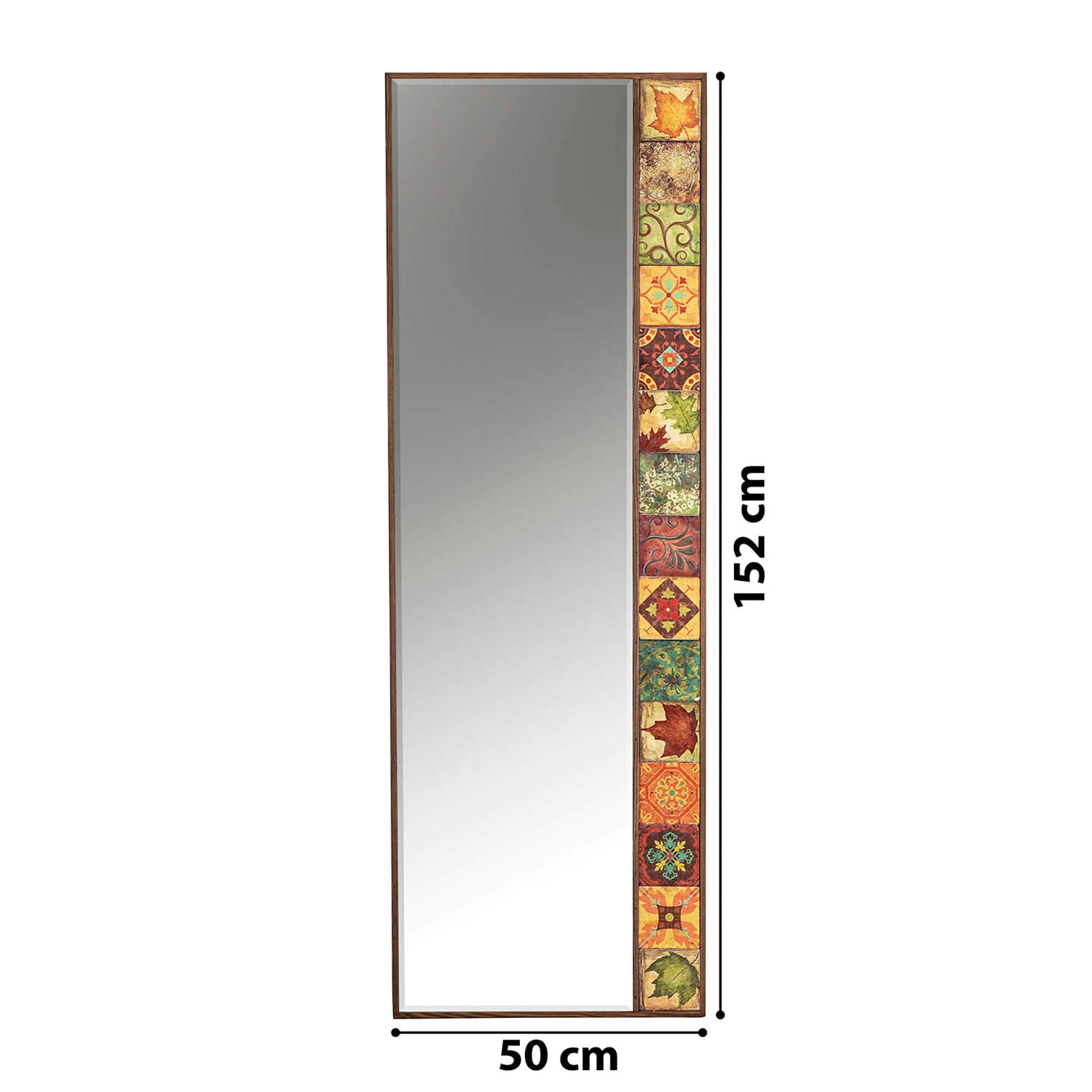 Collection of Dunlap Decorative Wood Framed Handmade Full Length Mirror in a gallery layout