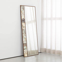 Collection of Kelley Handmade Wooden Framed Full Length Wall Mirror in a gallery layout