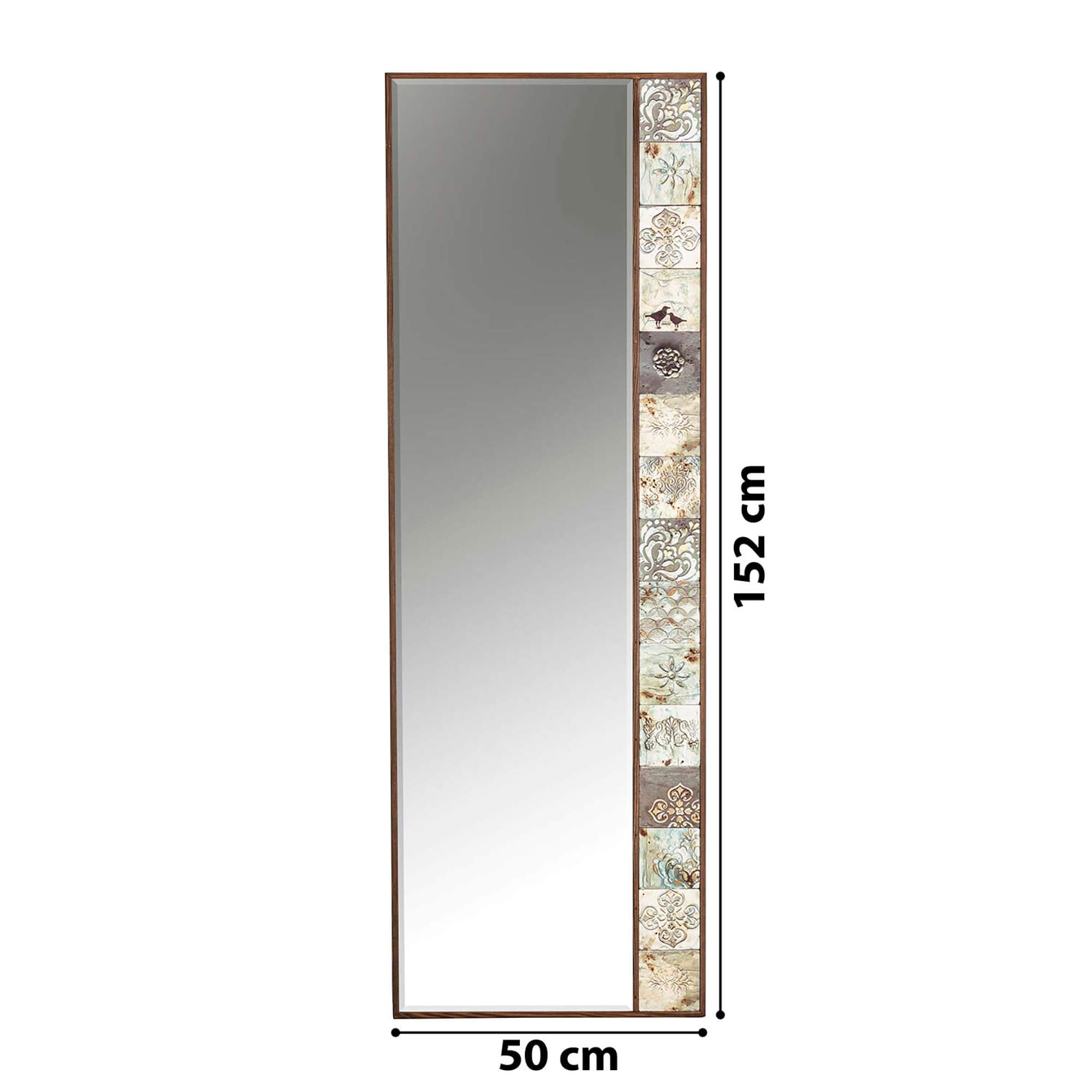 Collection of Kelley Handmade Wooden Framed Full Length Wall Mirror in a gallery layout