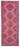 4' 9'' x 12' 4'' Pink Vintage Runner Rug