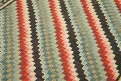 Collection of 5' 4'' x 7' 1'' Handwoven Moldova Kilim Rug in a gallery layout