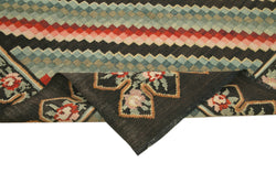 Collection of 5' 4'' x 7' 1'' Handwoven Moldova Kilim Rug in a gallery layout