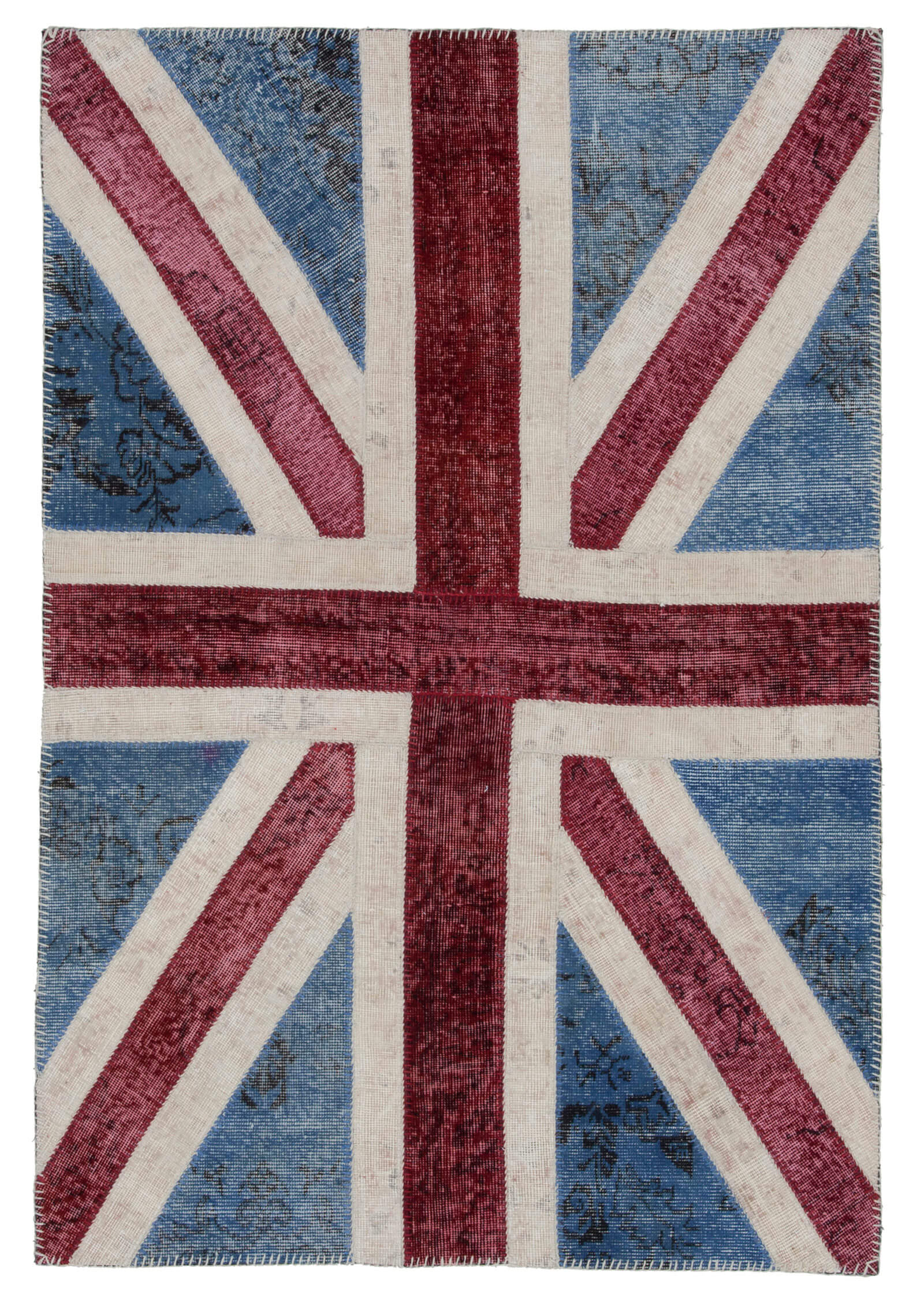 Collection of 4' x 6' British Flag Rug in a gallery layout