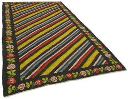 Collection of 5' 8'' x 10' 2'' Floral Kilim Rug in a gallery layout