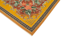 Collection of 6' 6'' x 9' 7'' Flat-Weave Rose Kilim Rug in a gallery layout