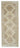 4' 9'' x 12' 6'' Beige Vintage Runner Rug