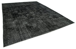 Collection of 9' 11'' x 12' 7'' Large Black Persian Rug in a gallery layout