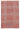 5' 3'' x 8' 2'' Red Color Thin Kilim Rug