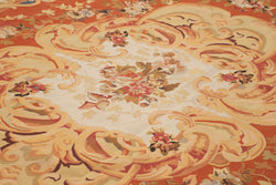 Collection of 10' x 13' 11'' Aubusson Kilim Rug in a gallery layout