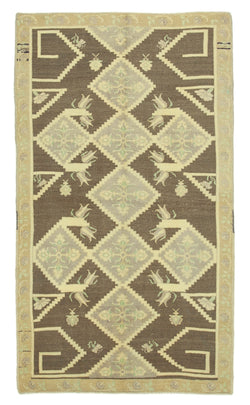 Collection of 4' 7'' x 8' 2'' Handmade Area Rug in a gallery layout