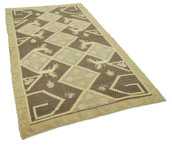 Collection of 4' 7'' x 8' 2'' Handmade Area Rug in a gallery layout