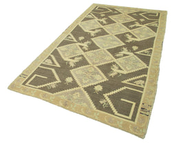 Collection of 4' 7'' x 8' 2'' Handmade Area Rug in a gallery layout