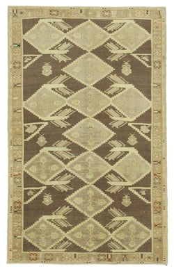 Collection of 5' 3'' x 8' 4'' Handmade Anatolian Rug in a gallery layout