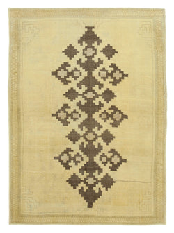 Collection of 4' 6'' x 6' 4'' Hand-Knotted Oriental Rug in a gallery layout