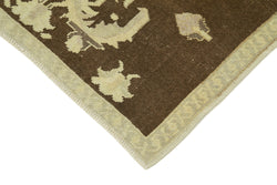 Collection of 3' 3'' x 4' 8'' Beige Handmade Area Rug in a gallery layout