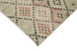 Collection of 4' 2'' x 8' 6'' Beige Bohemian Rug in a gallery layout