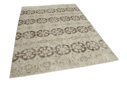 Collection of 5' 7'' x 7' 10'' Beige Color Bohemian Rug in a gallery layout