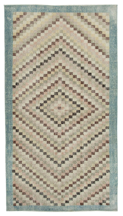 Collection of 4' 8'' x 8' 7'' Beige Color Bohemian Rug in a gallery layout