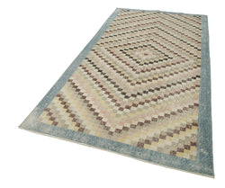 Collection of 4' 8'' x 8' 7'' Beige Color Bohemian Rug in a gallery layout