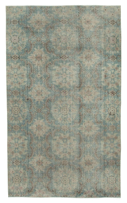 Collection of 5' 6'' x 9' 3'' Handmade Boho Rug in a gallery layout