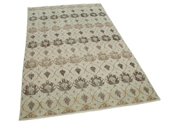 Collection of 4' 9'' x 8 Turkish Handamde Bohemian Rug in a gallery layout