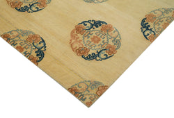 Collection of 9' 11'' x 13' 11'' Beige Oriental Oushak Rug in a gallery layout